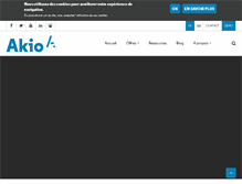 Tablet Screenshot of akio-solutions.com